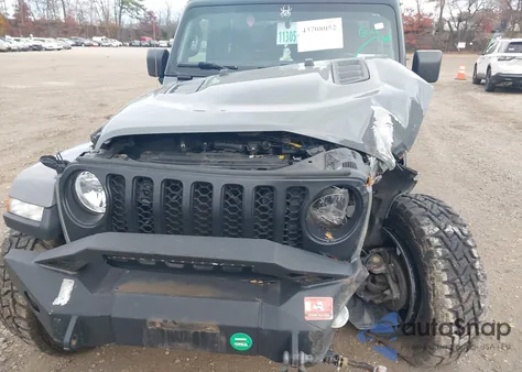 2021 Jeep Gladiator Overland 4X4 z USA, uszkodzony, nr VIN 1C6HJTFG1ML604562